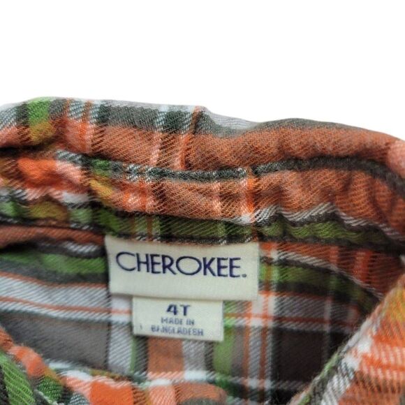 Cherokee plaid buttondown shirt 4T - Picture 3 of 3
